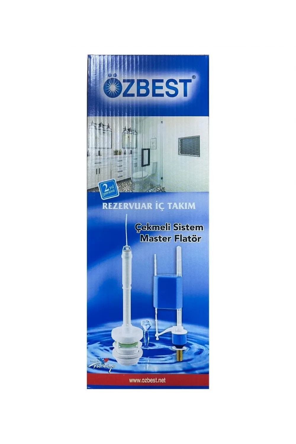 Özbest Su Tasarruflu Klozet Sifon Çekmeli Rezervuar İç Takımı