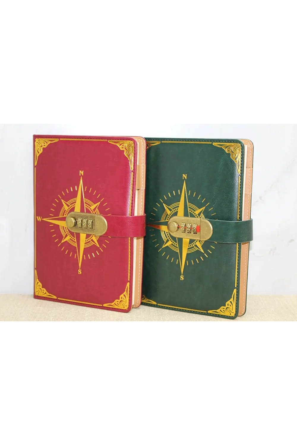 Özel Tasarım Şifreli Deri Defter