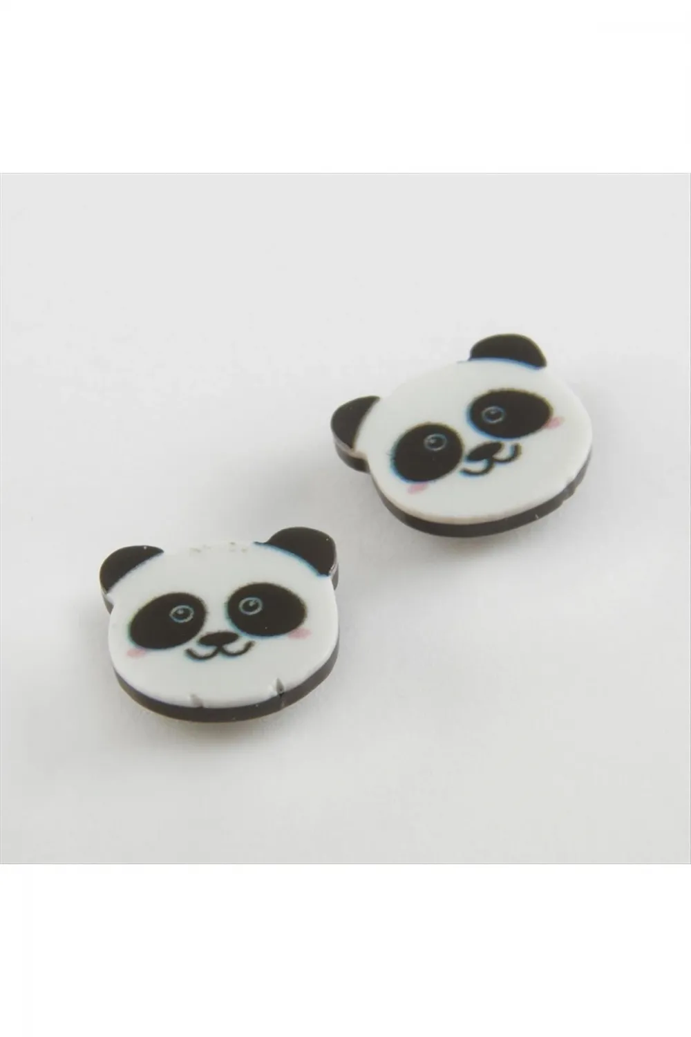 Panda Mıknatıslı Plastik Çocuk Küpesi