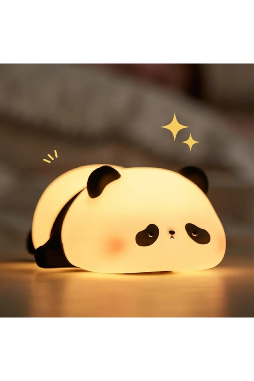 Panda Tasarımlı Renk Değiştirebilen Dokunmatik Gece Lambası