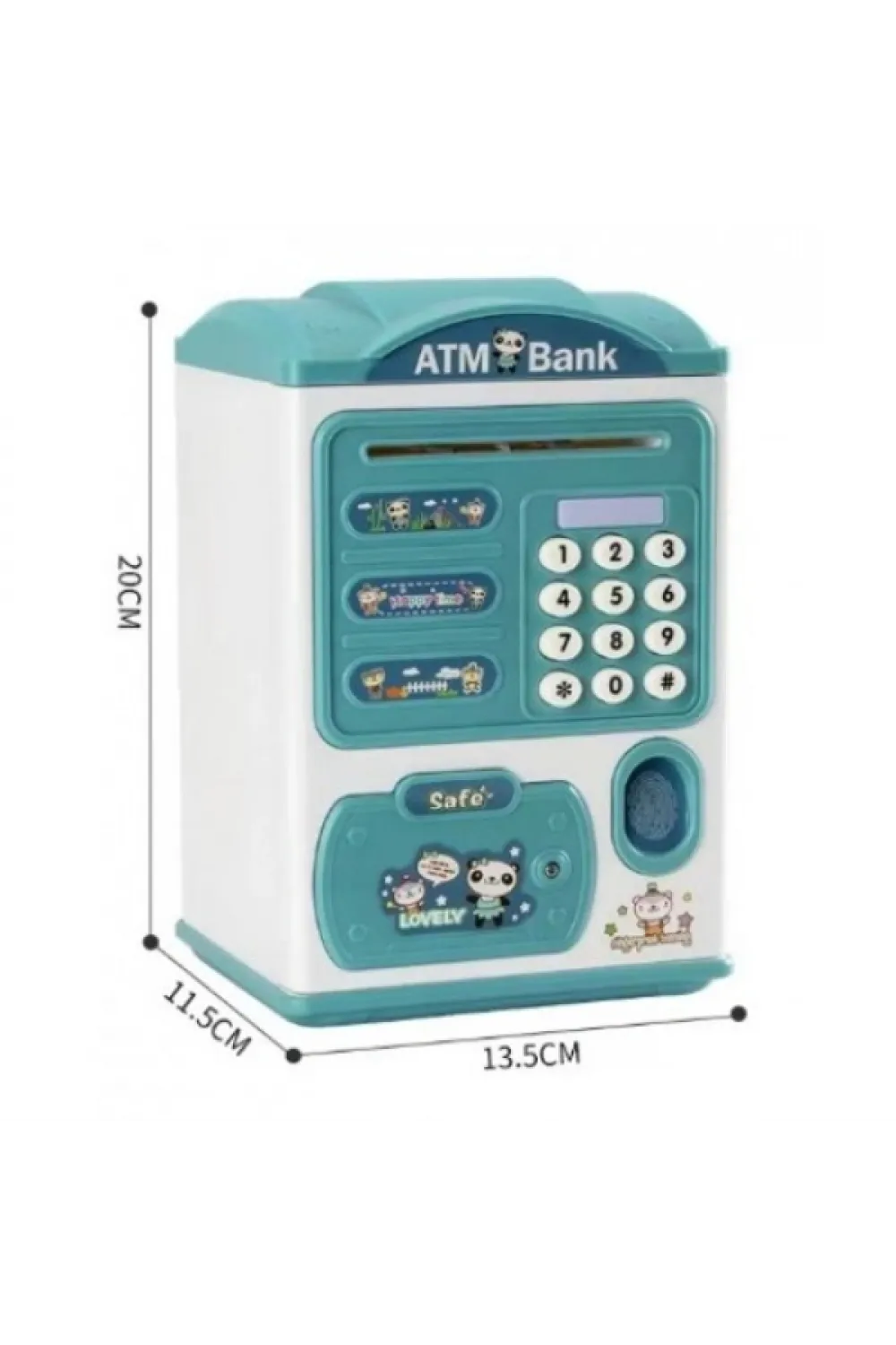 Parmak İzi ve Şifreli Elektronik ATM Kumbara