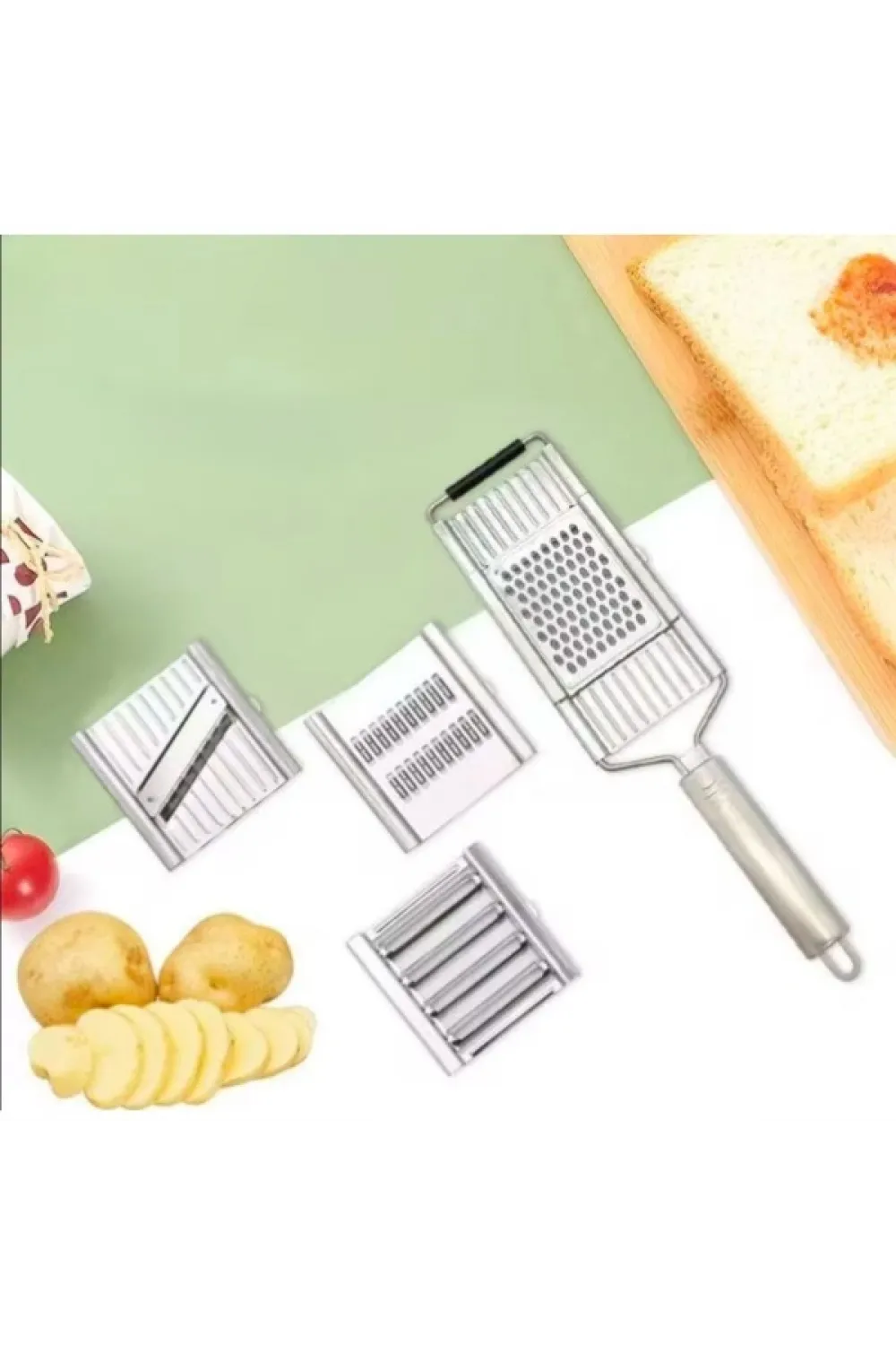 Paslanmaz Çelik 4lü Set El Rendesi