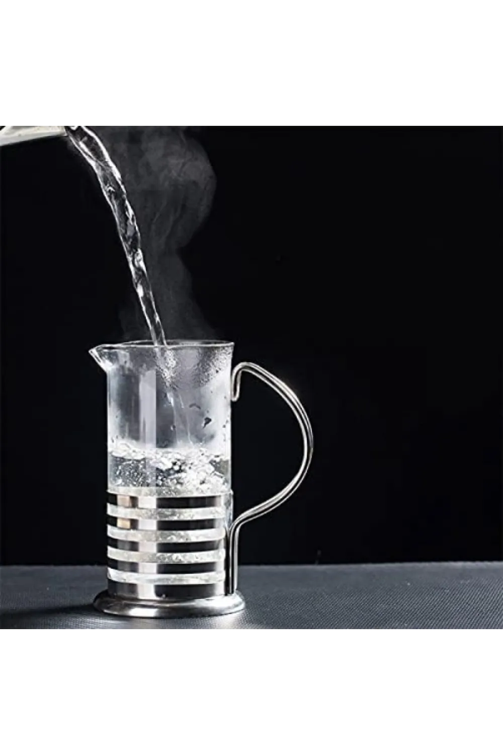 PASLANMAZ ÇELİK GÖVDELİ FRENCH PRESS KAHVE VE ÇAY DEMLEME APARATI