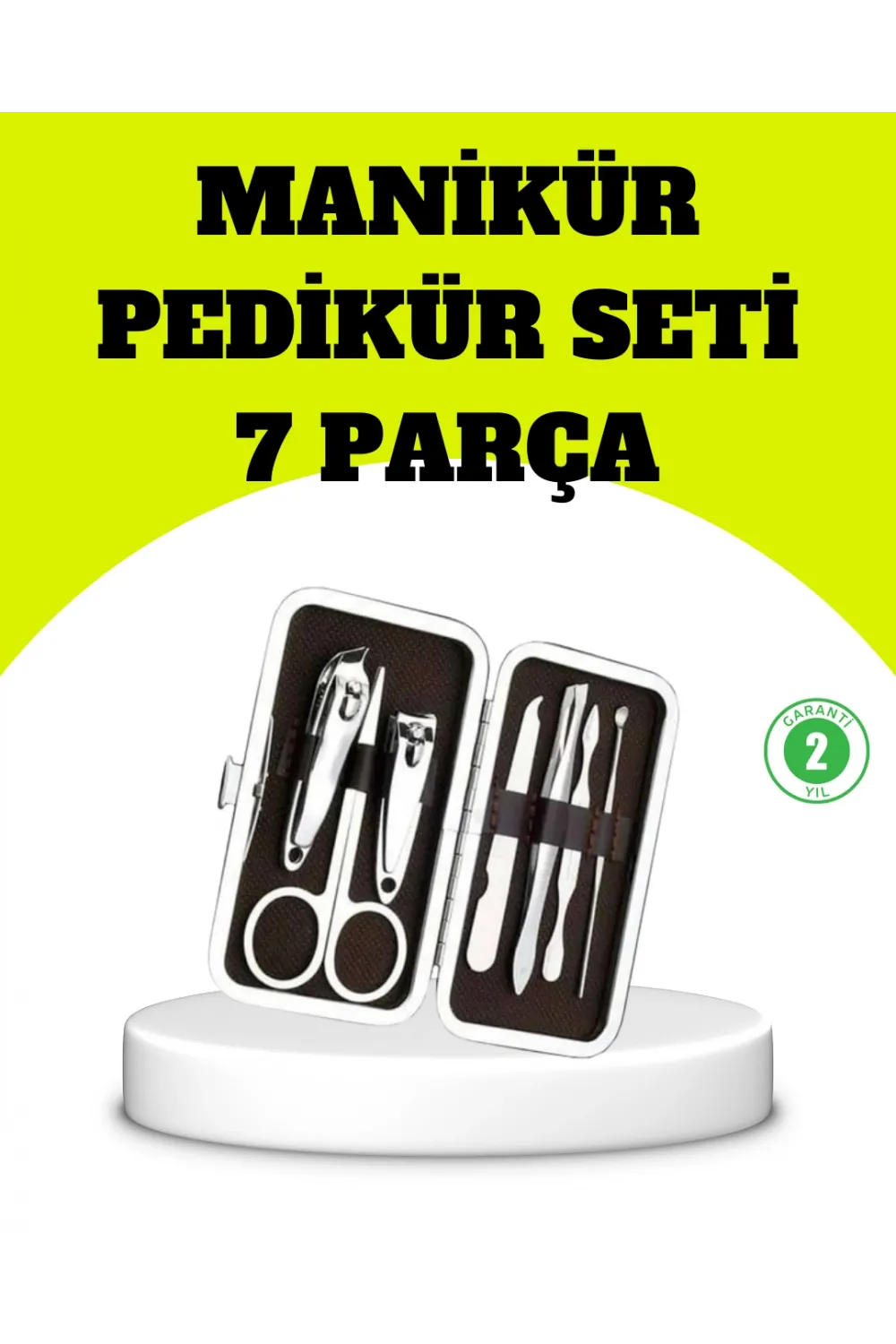 Paslanmaz Çelik Kişisel Bakım Seti – 7 Parça