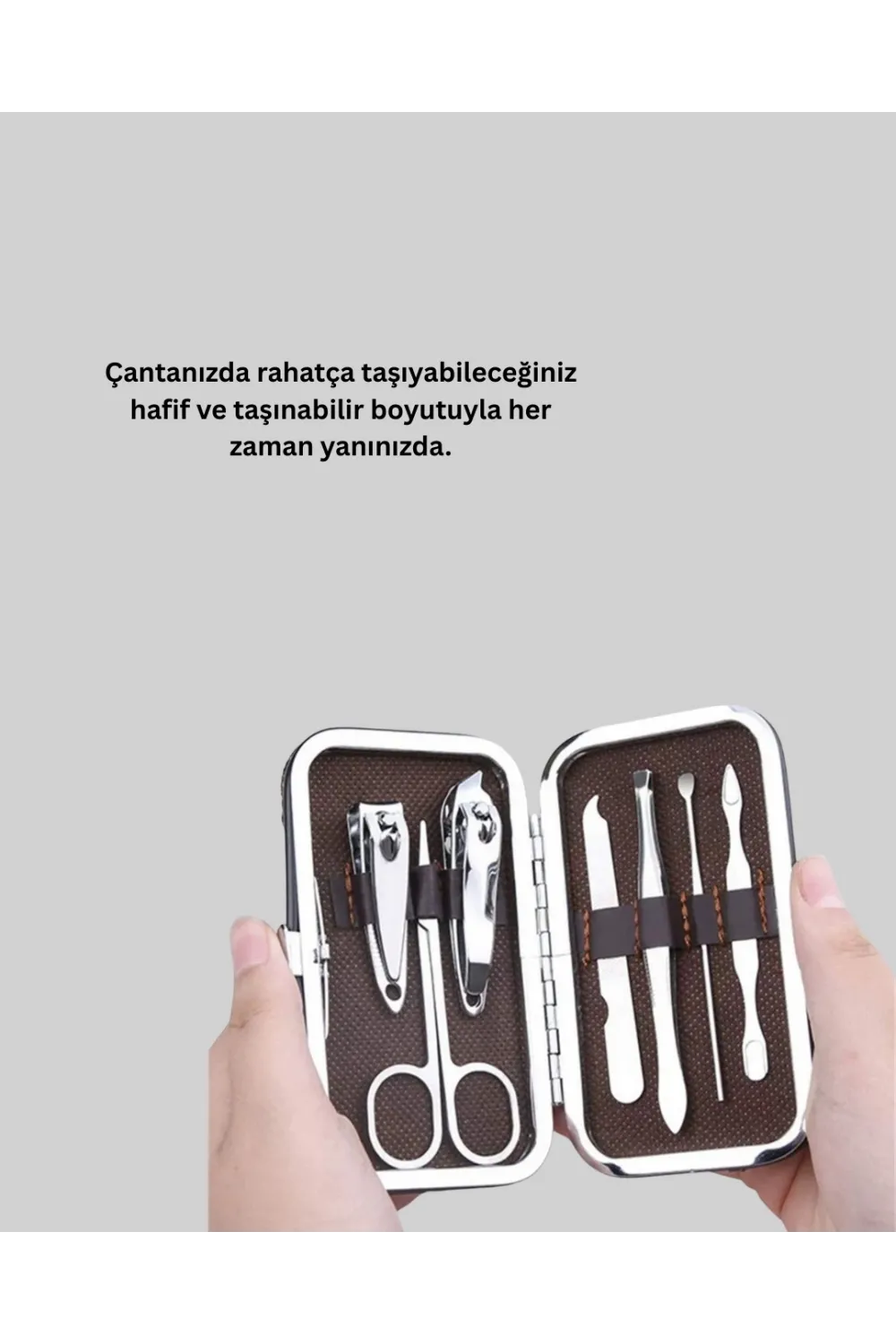 Paslanmaz Çelik Kişisel Bakım Seti – 7 Parça