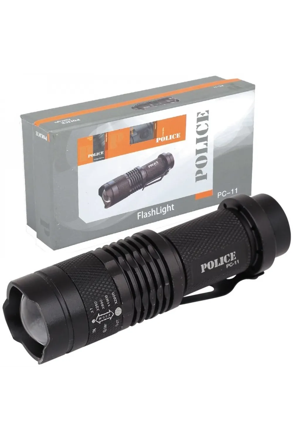 PC-11 Power Led+Zoom Kalem Pilli El Feneri