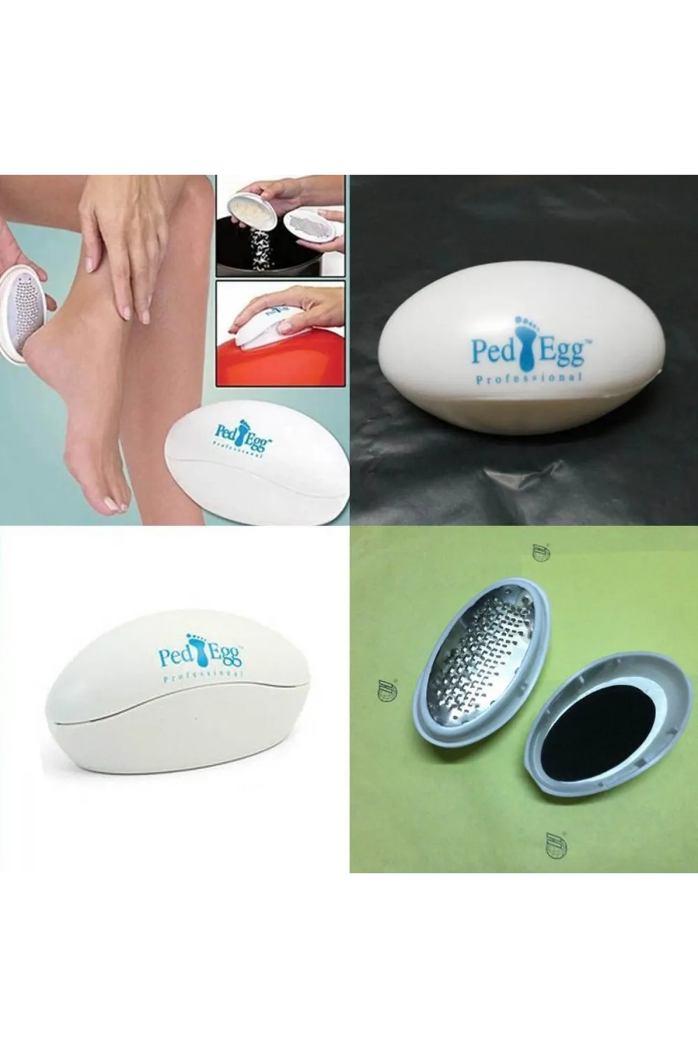 Ped Egg Pratik Kolay Ayak Bakım Törpüsü Topuk Rendesi Bakım Aleti