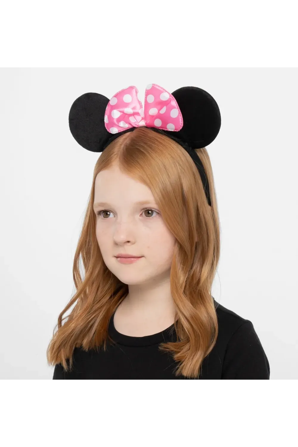 Pembe Fiyonklu Minnie Mouse Tacı Mini Kulak