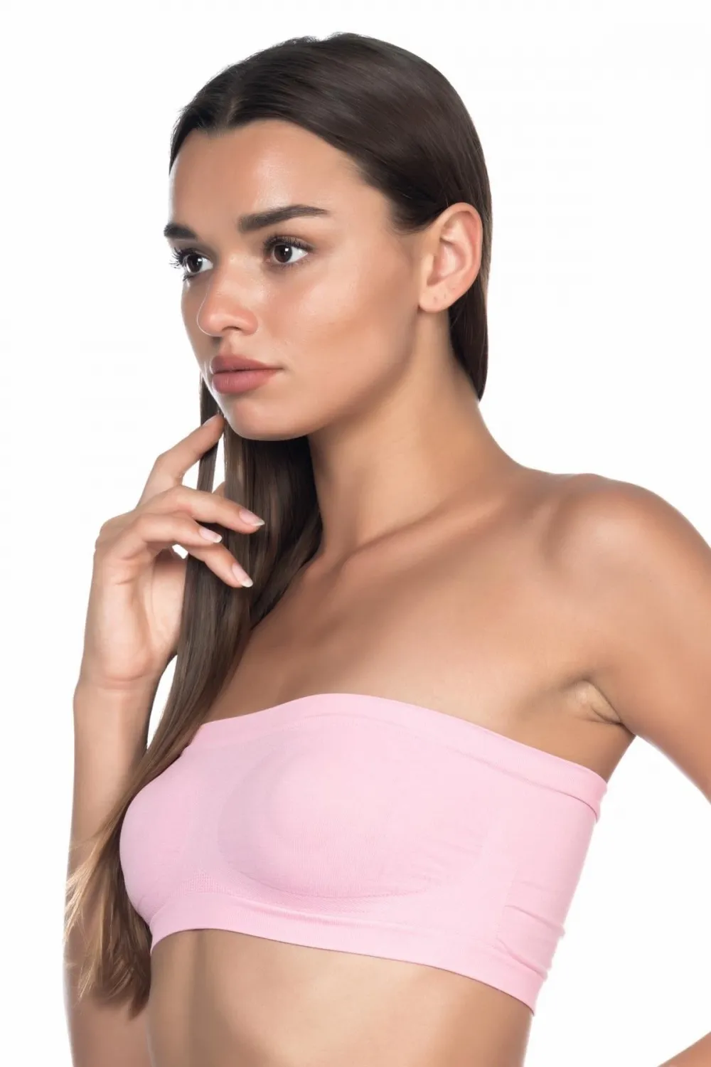 ieg™ PEMBE MI  4002 Soft Straplez Büstiyer