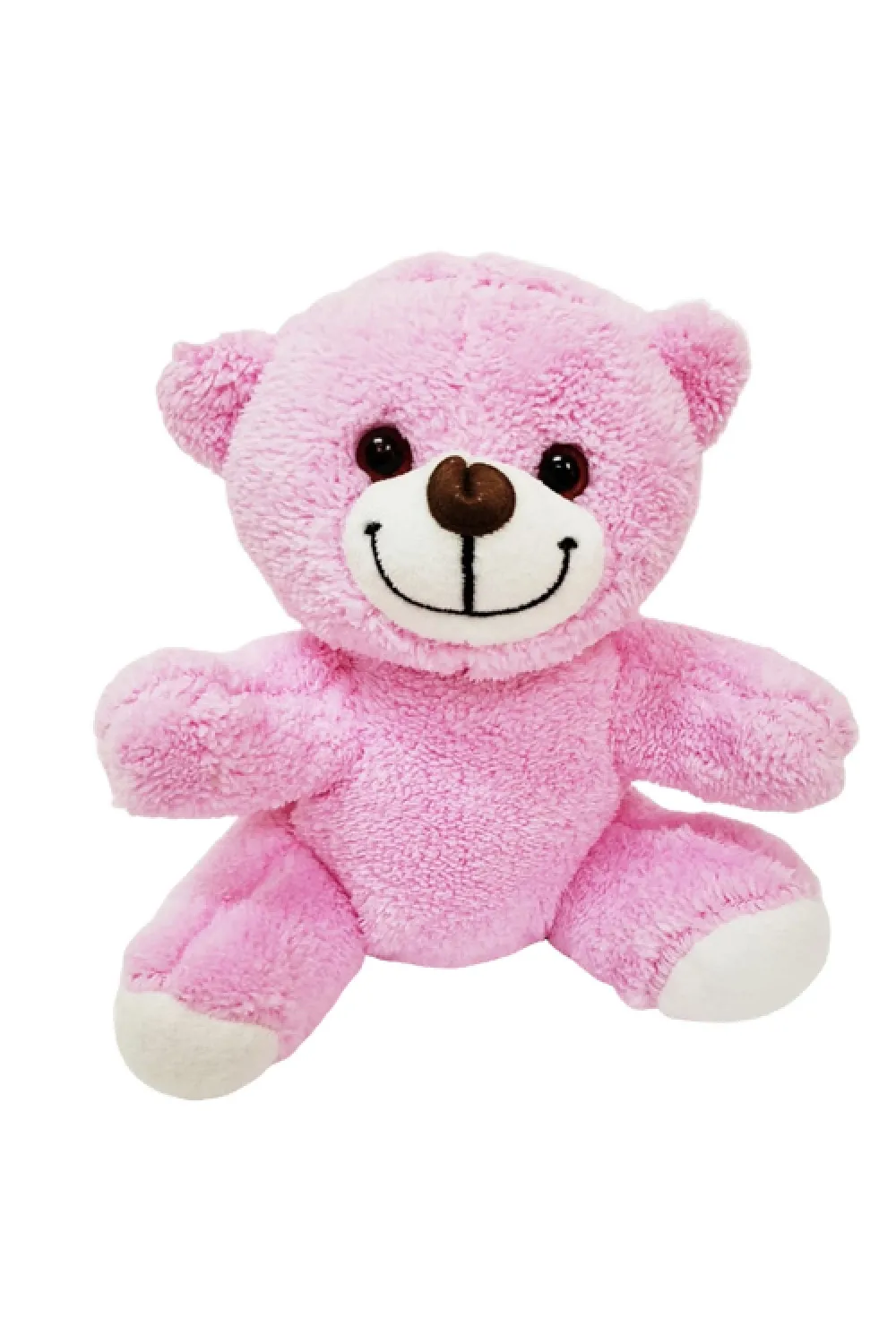 Pembe Peluş Ayıcık, Kar Küresi Ve Pembe Çikolata Not Defteri Hediye Seti