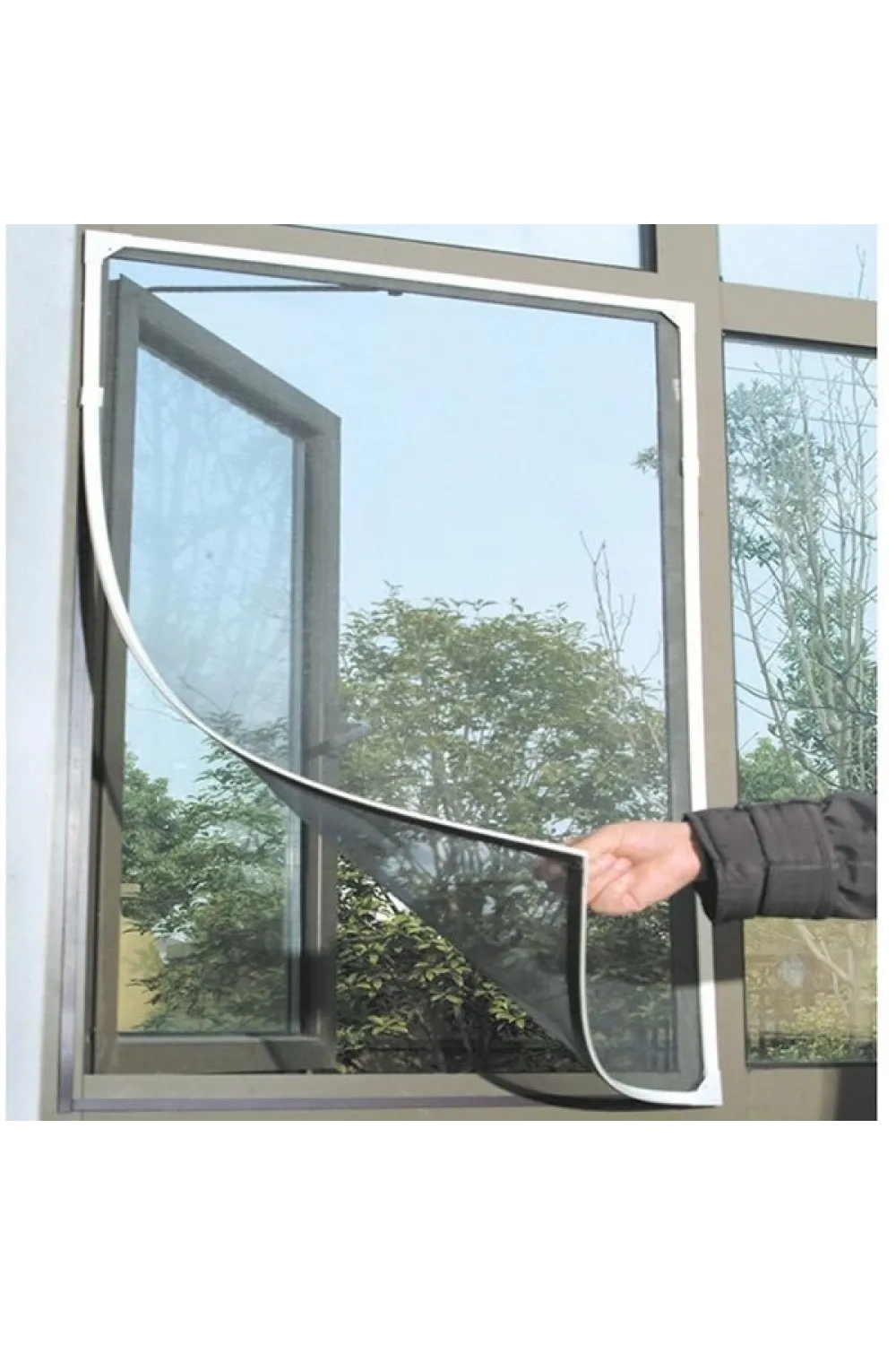 Pencere Cam Sineklikbeyaz ( 125 Cm X 75 Cm)+4m Bant