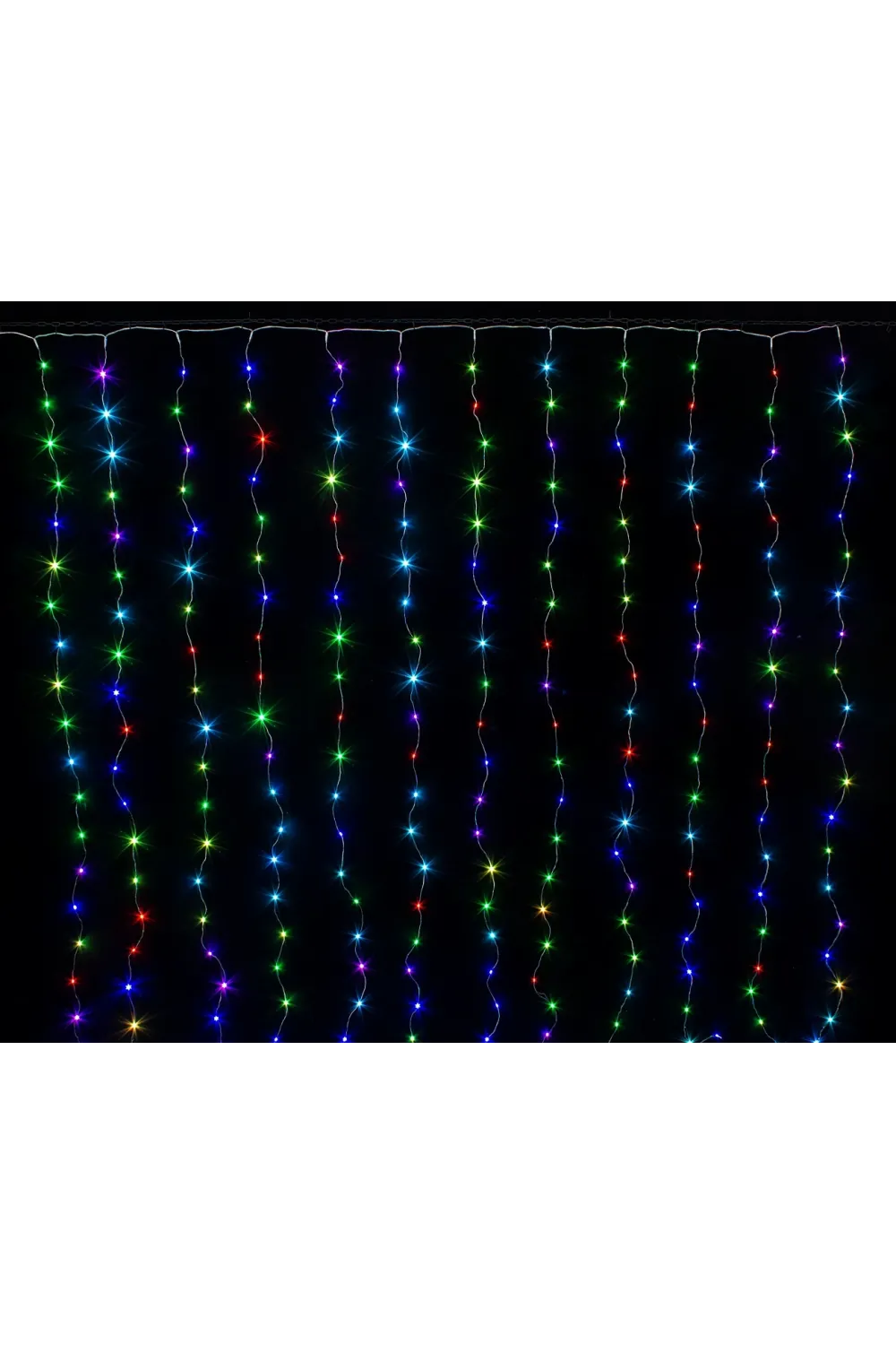 Perde Led  240 Ledli 8 Fonksiyonlu Dekor Lambası Rgb