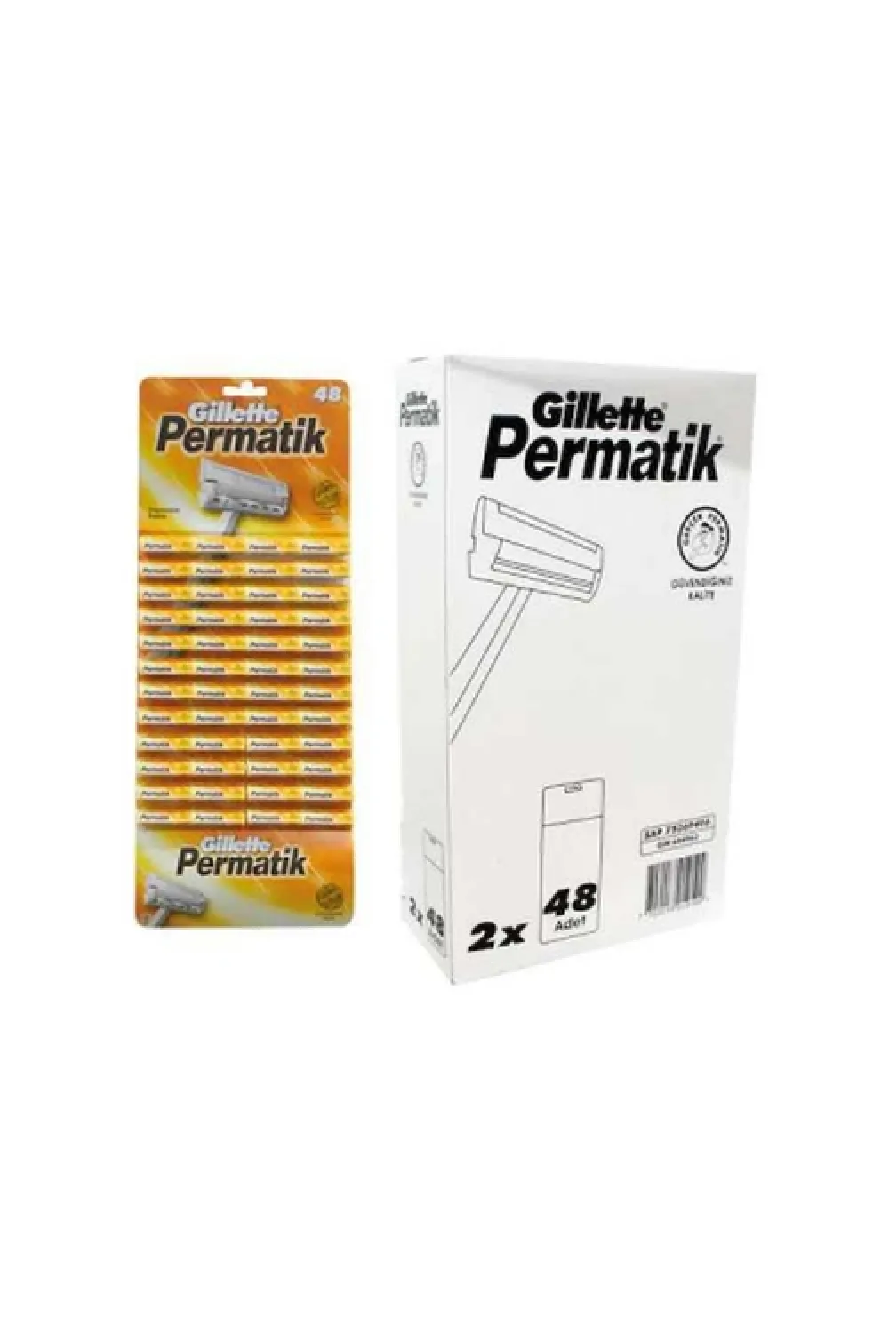 Permatik Tek Saplı Jilet 96 Parça