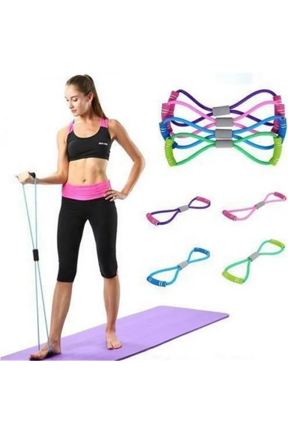 Pilates Egzersiz Direnç Lastiği