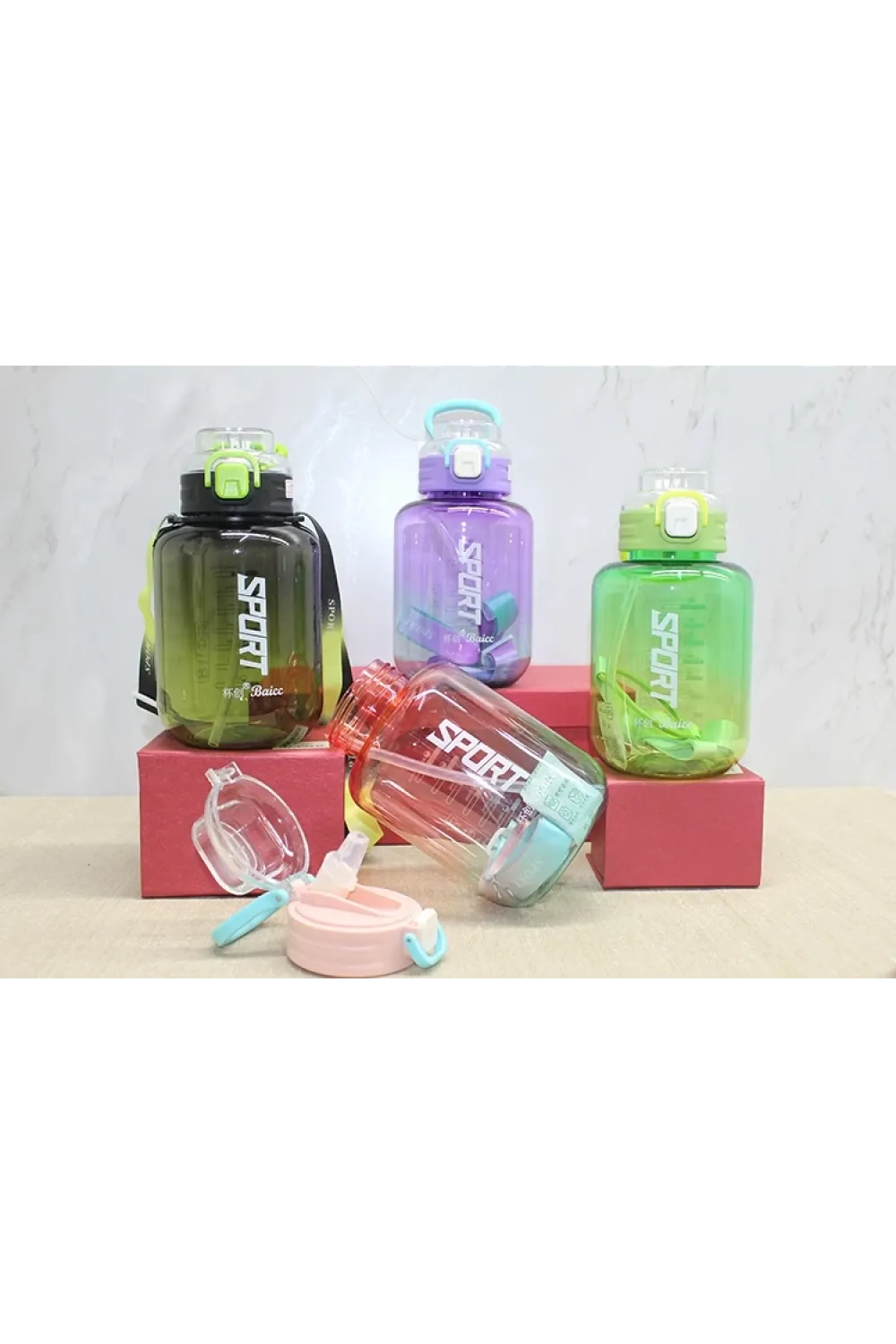 Pipetli Su Matarası 1100 Ml Bpa İçermez IEG3149