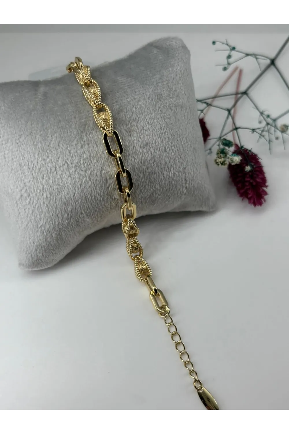    Pirinç Bileklikler 18+3 Cm  - IEG0326