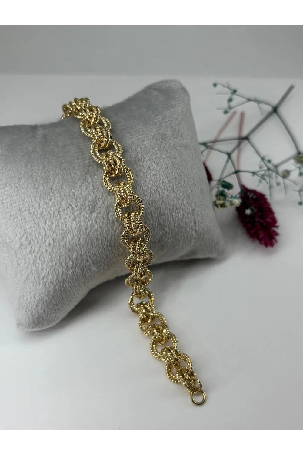    Pirinç Bileklikler 19 Cm  - IEG0328
