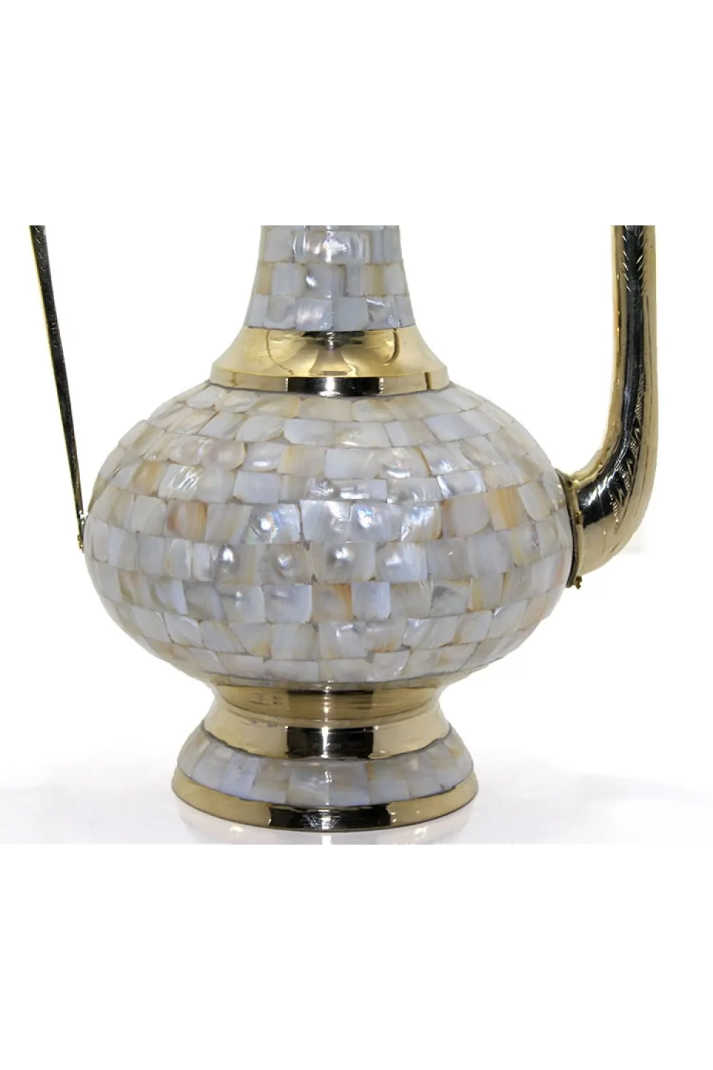 Pirinç Sedefli İbrik 55 Cm