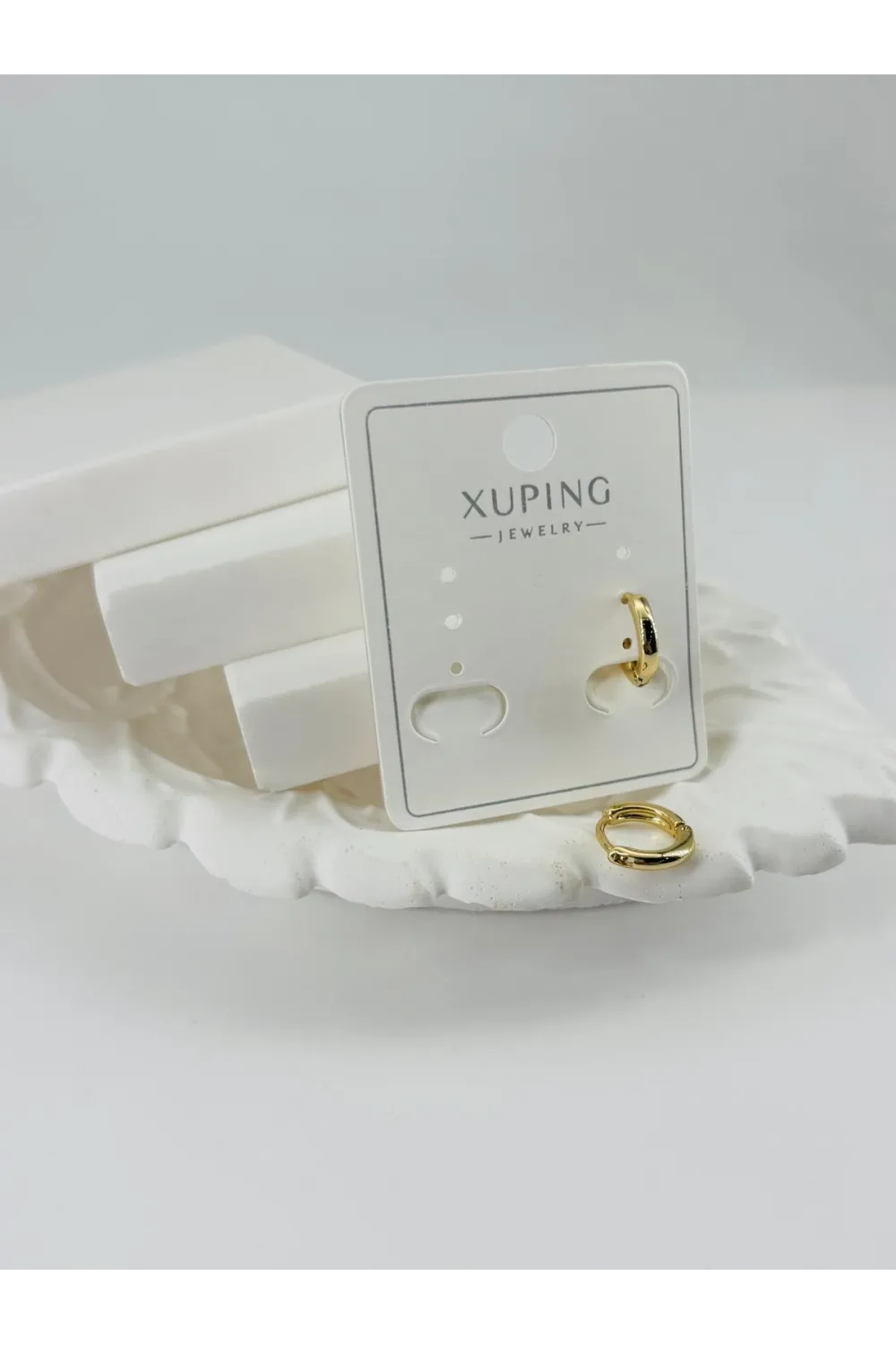 Pirinç Zirkon Küpe - Kp00304