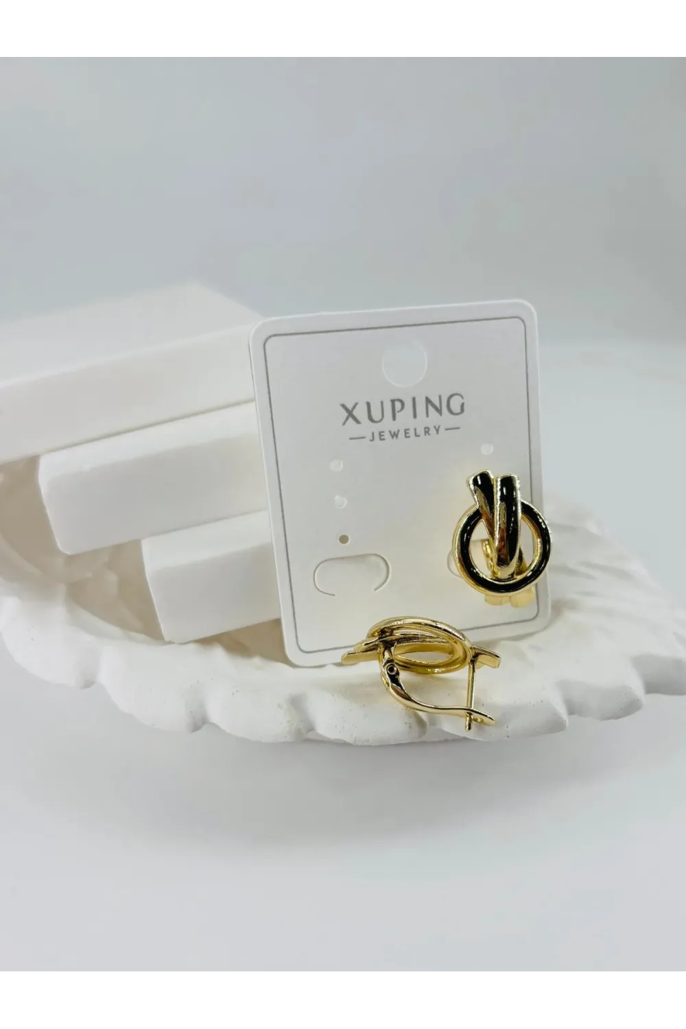 Pirinç Zirkon Küpe - Kp00329