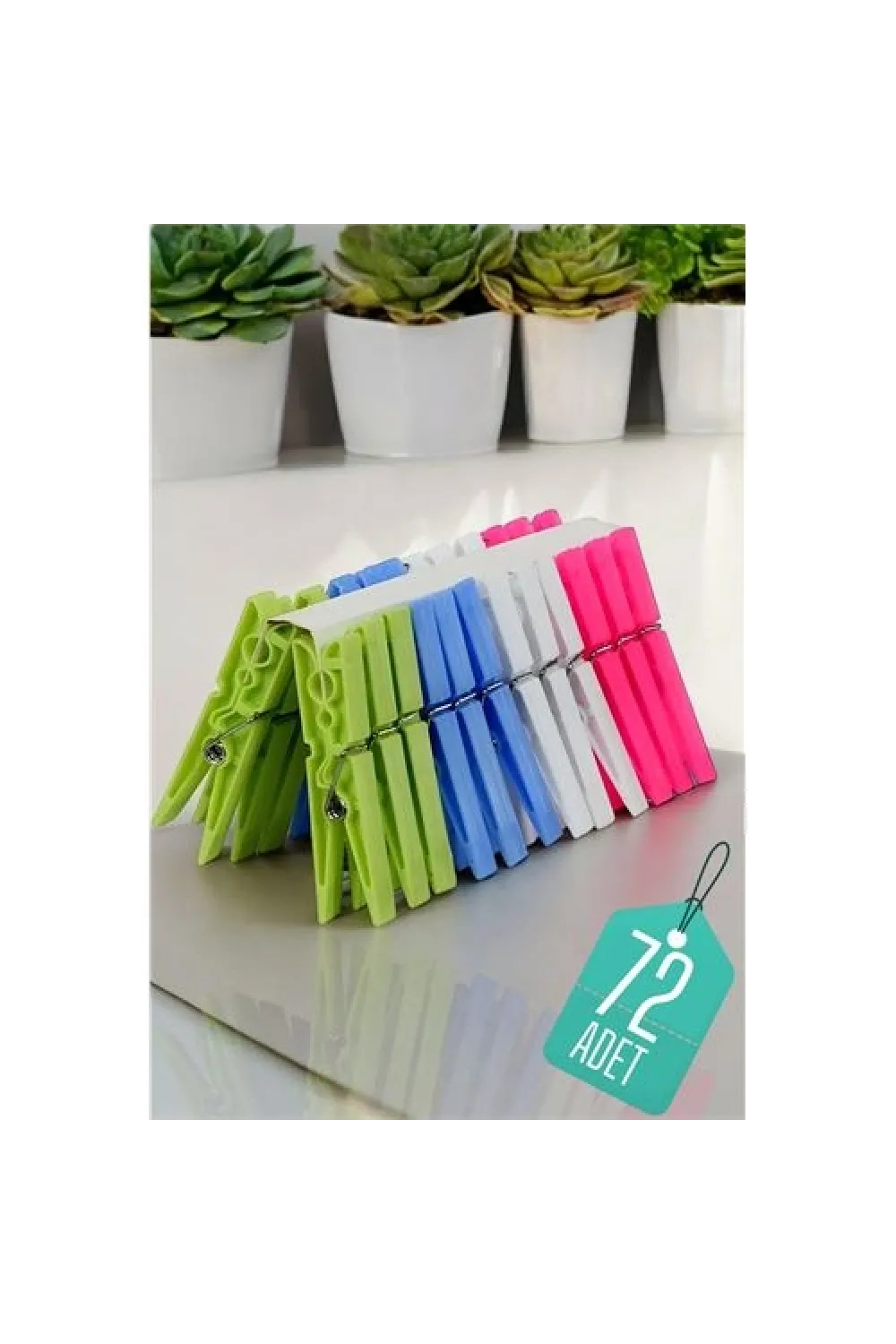 Plastik Çamaşır Mandalı 72 Adet 714510