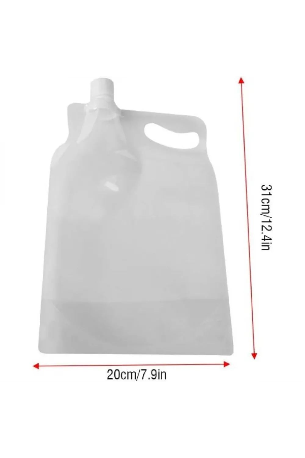 Plastik Kapaklı Su Torbası 1 Litre