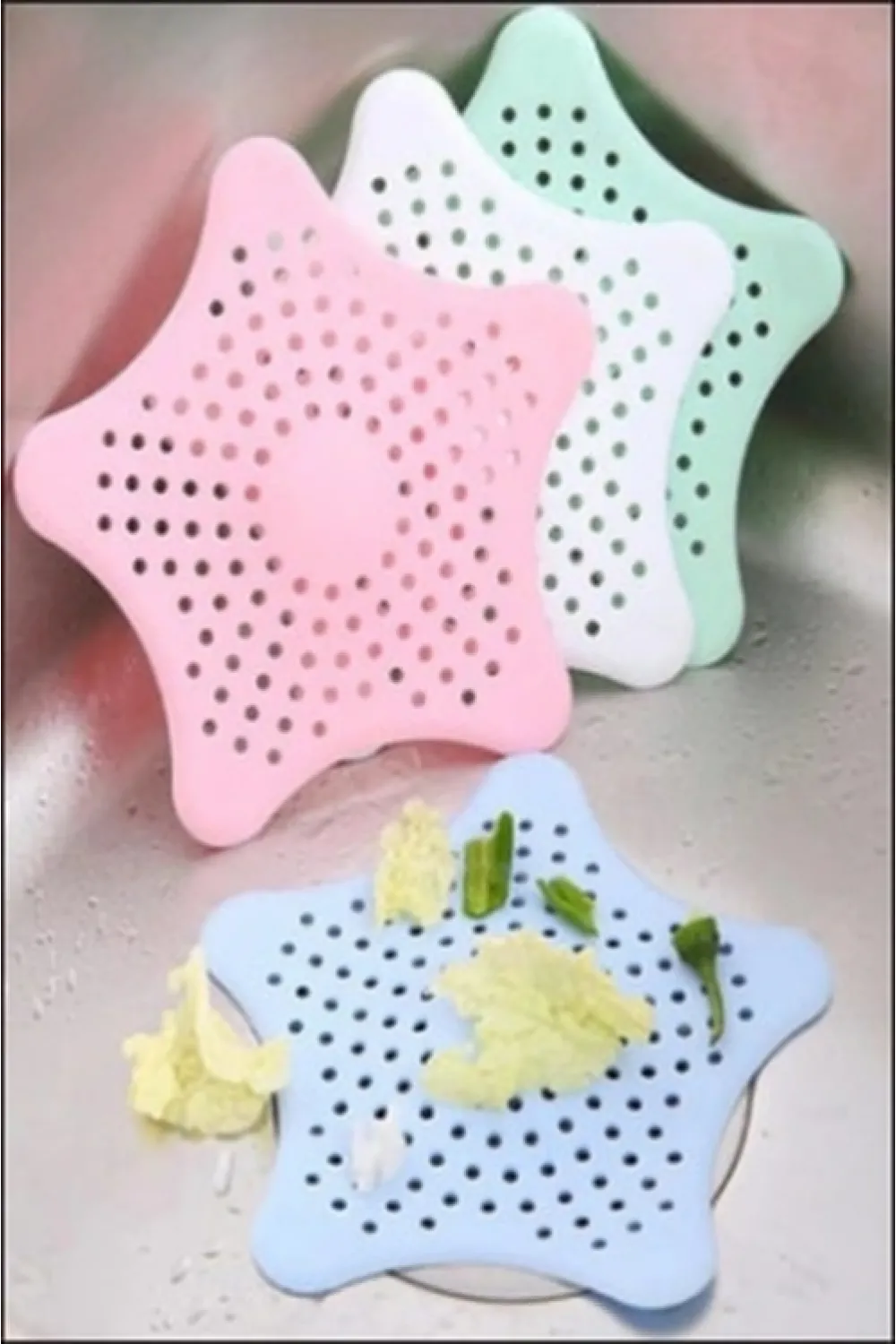 Plastik Lavabo Ve Küvet Yıldız Süzgeç