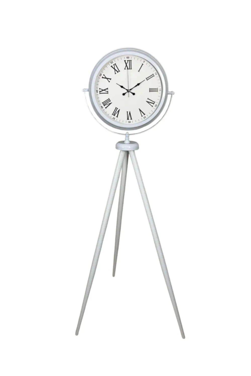 Platin Classic White Roma Tripod Ayaklı Saat