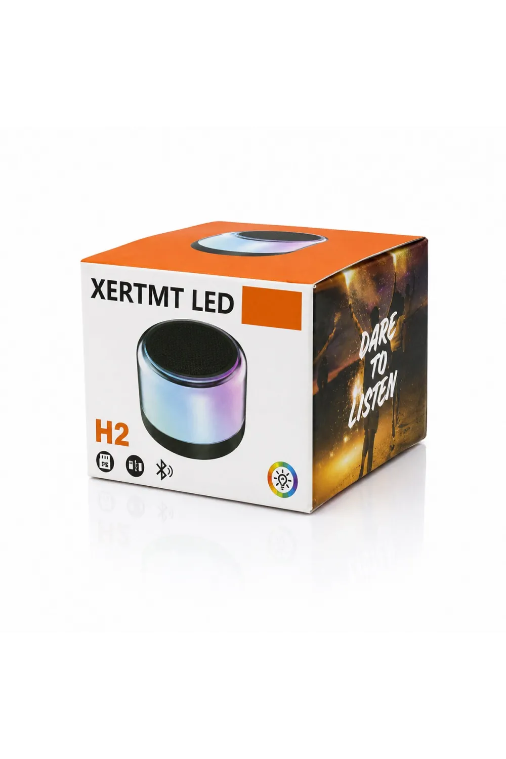 Bt Ve Sd Ve Usb Şarjlı Rgb Işıklı Bluetooth Wireless Speaker Hoparlör 3 W IEGQD40