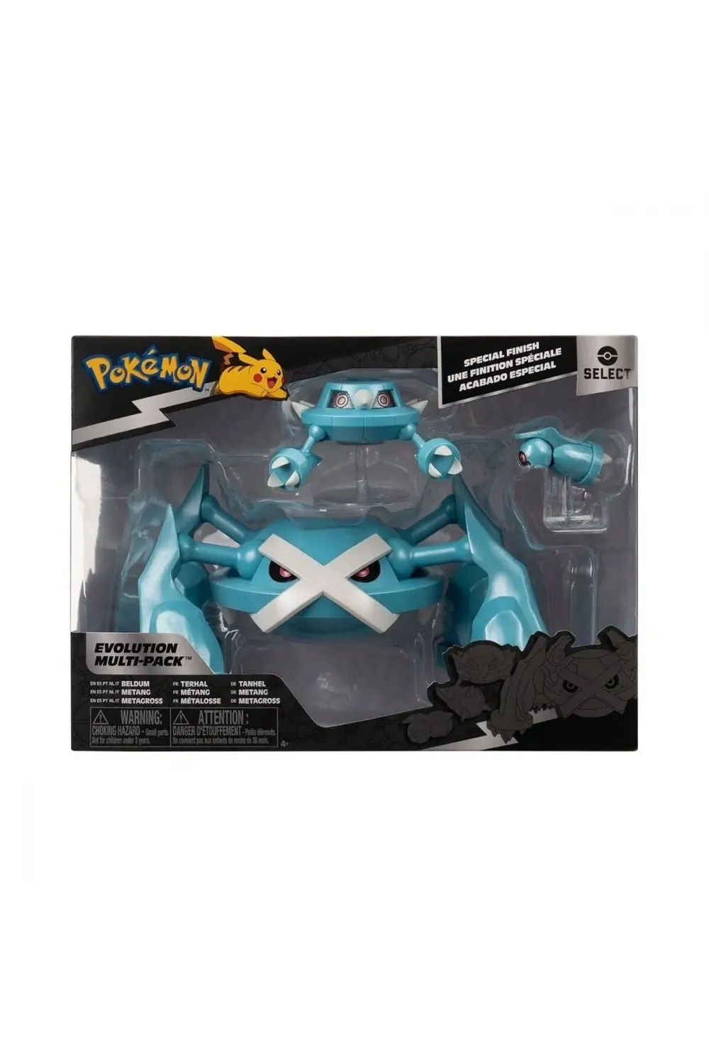 POK PKW3688 Pokemon Select Seri Evolution Figür Seti - Beldum - Metang - Metagro