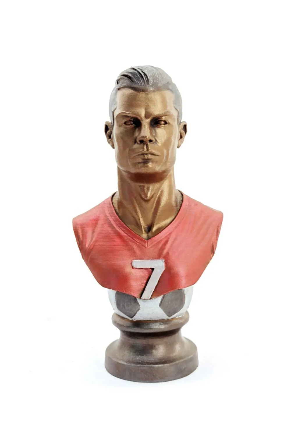 Polyester Ronaldo Figürü Büst