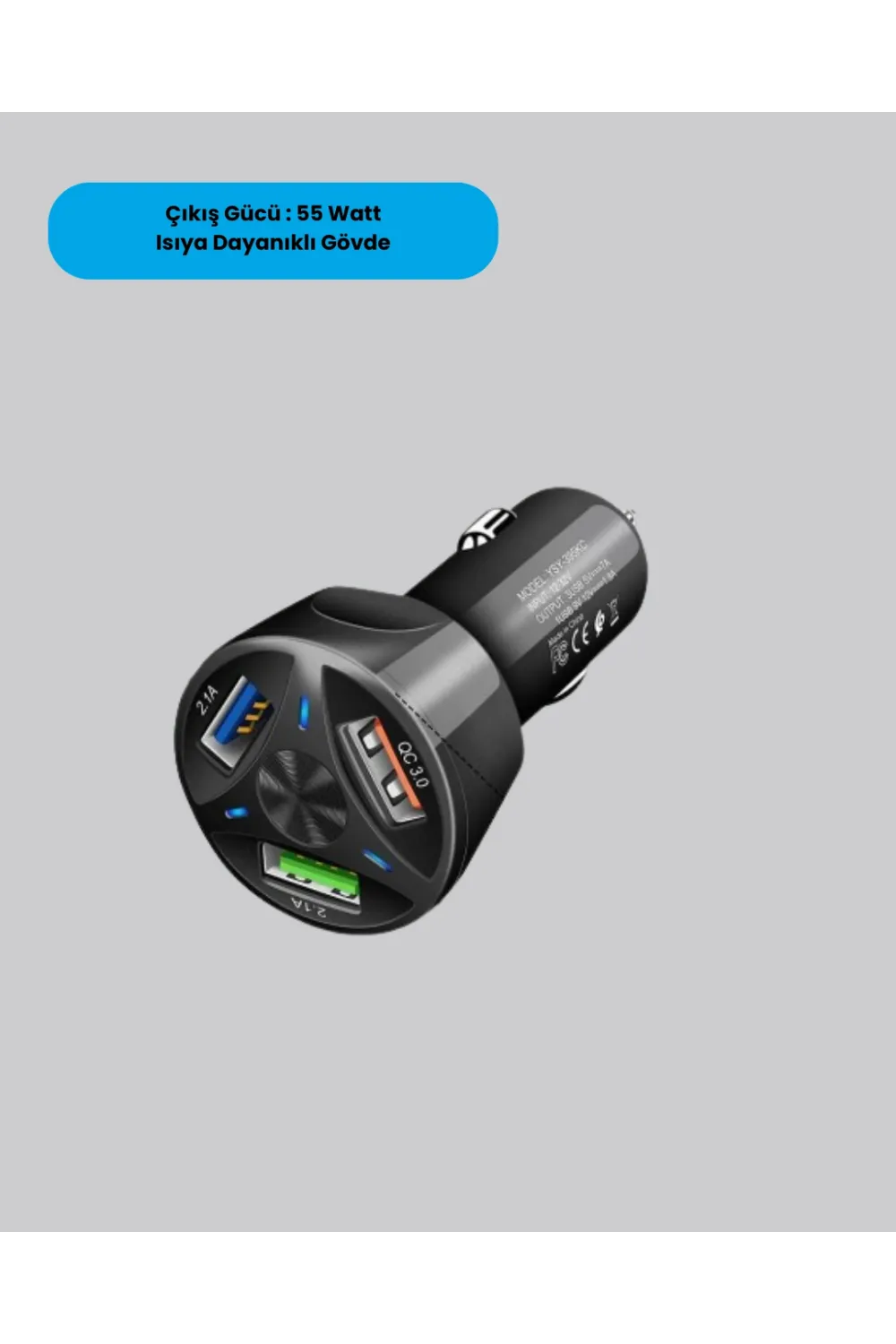 Polygold Quick Charger 55w Araç Şarj Cihazı Pd Usb C Destekli