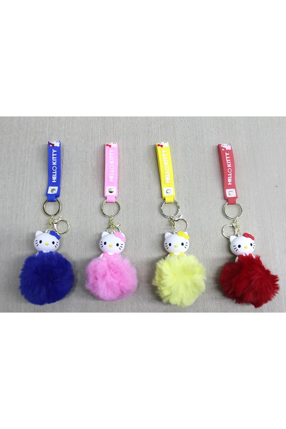 Ponponlu Hello Kitty Anahtarlık
