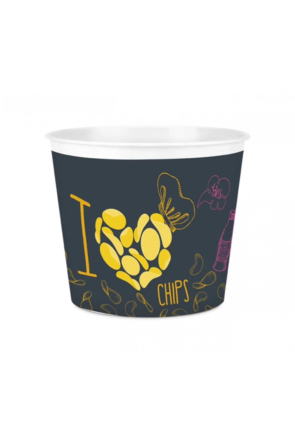Popcorn Mısır Kovası Dekoratif