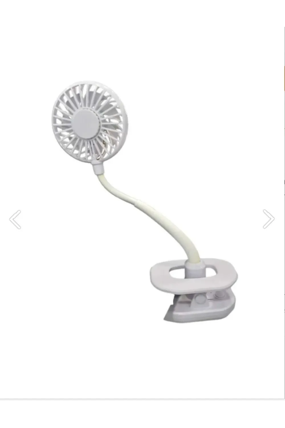 Portatif Işıklı Mini Klipsli Fan