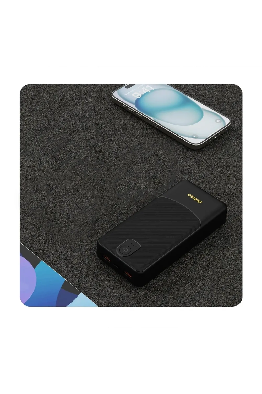 Powerbank Dudao K10pro 2.4a 20000mah 2 X Usb-a - Siyah
