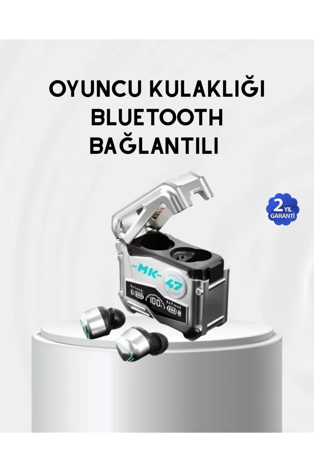 Powerbank Özellikli Bluetooth Kulaklık – Ergonomik, Suya Dayanıklı