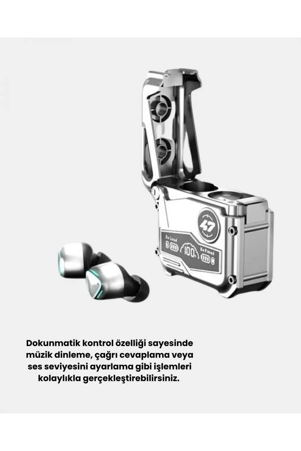 Powerbank Özellikli Bluetooth Kulaklık – Ergonomik, Suya Dayanıklı