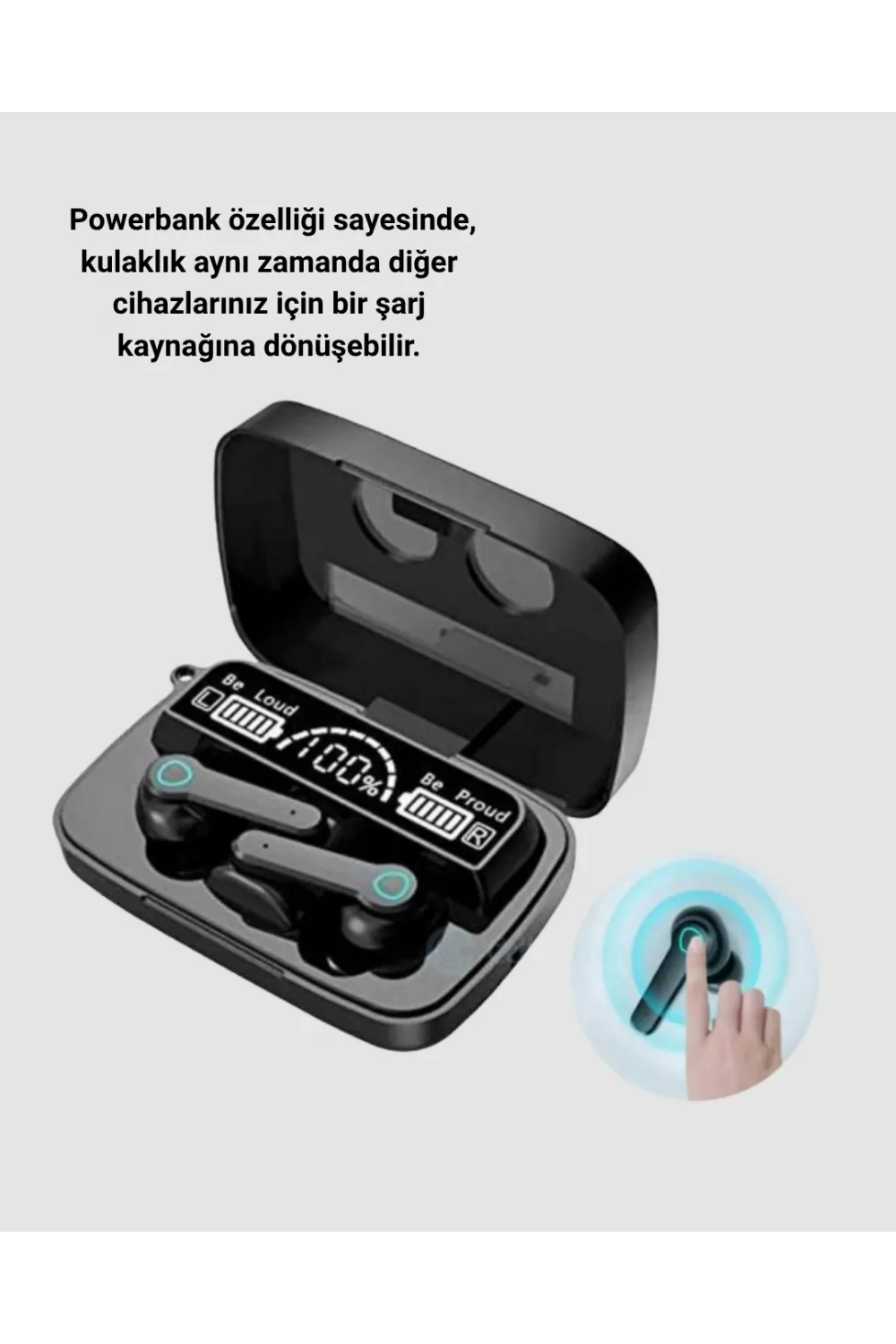 Powerbank Özellikli Bluetooth Kulaklık – Oyun Modlu, Uzun Pil Ömürlü, Ergonomik Tasarım