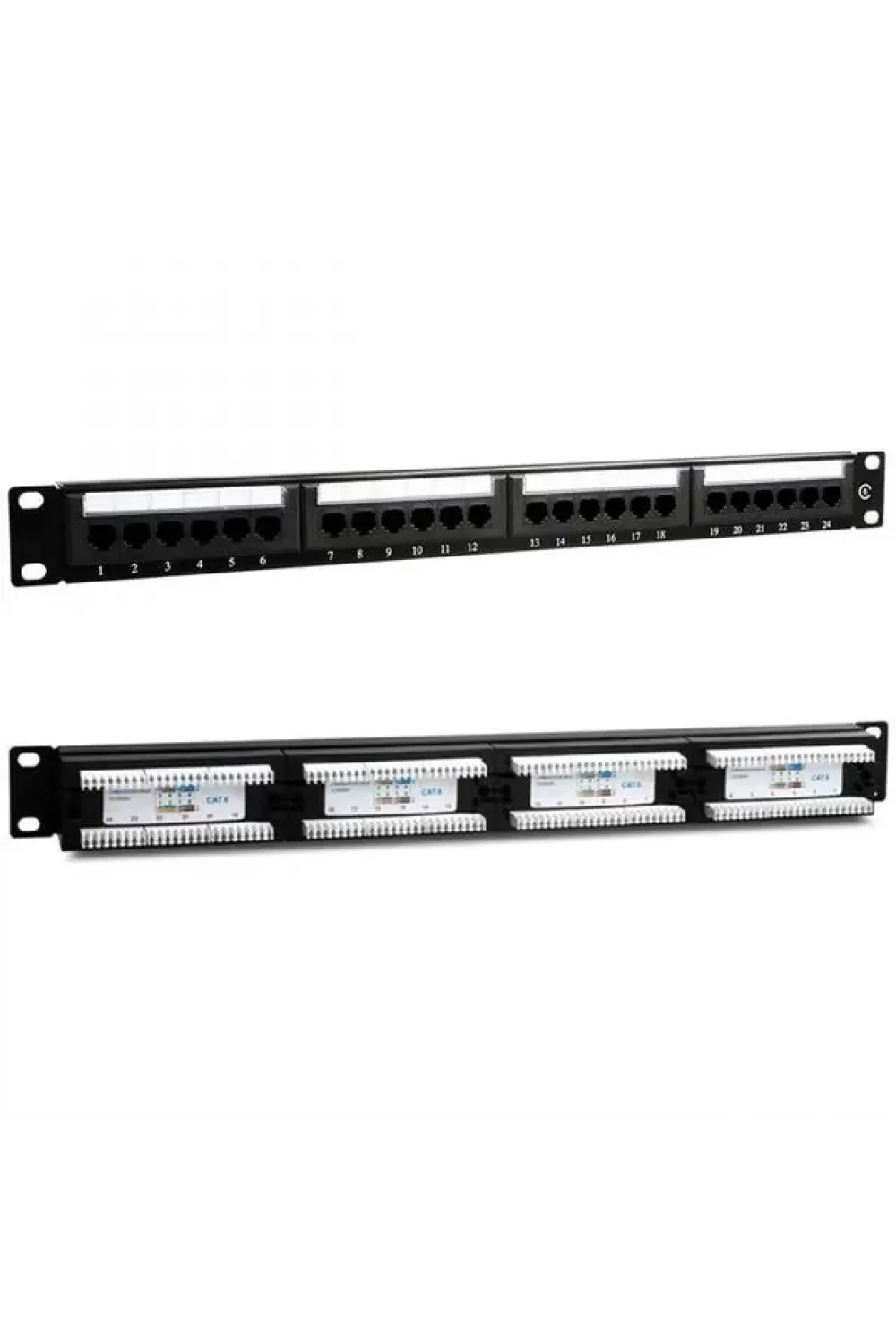 Powermaster PM-4494 24’Lü Utp Cat6 Patch Panel