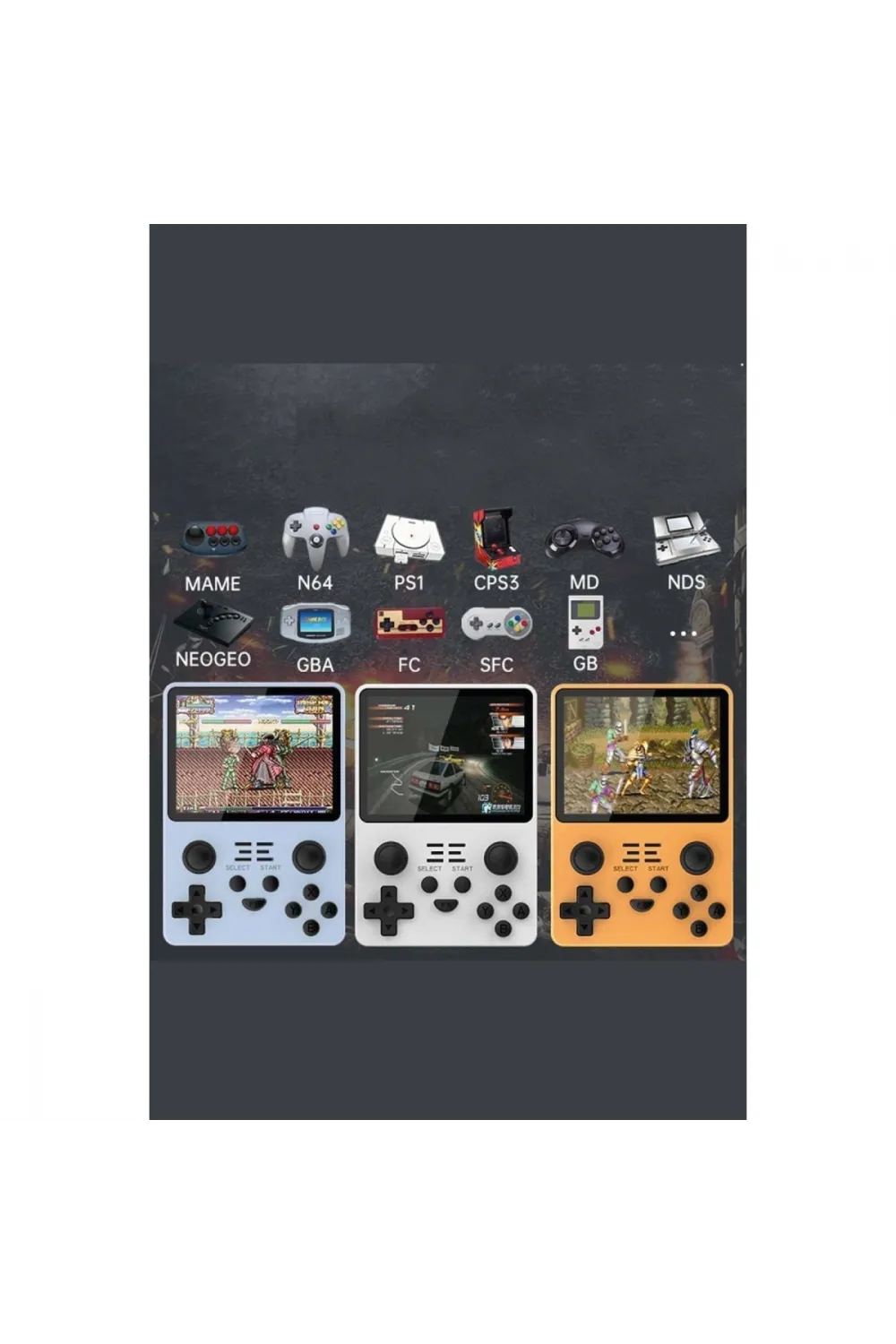 Powkıddy Rgb20s 64gb Retro Gamepad - Beyaz