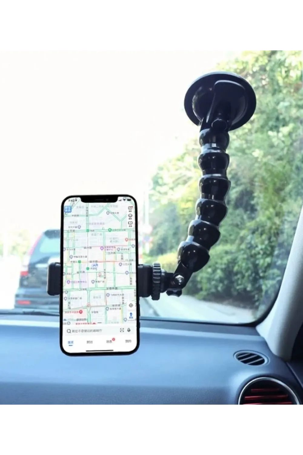 Pratik Akrobat Vantuzlu Teleskobik Telefon Tutucu