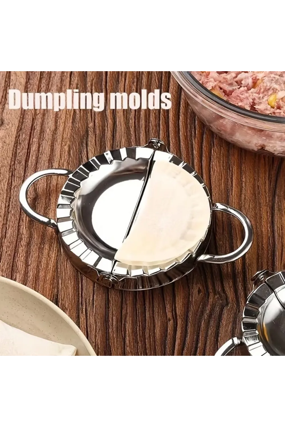 Pratik Hamur Kapatma Aparatı – Çiğ Börek, Mantı Ve Poğaça Kalıbı (7.5 Cm)