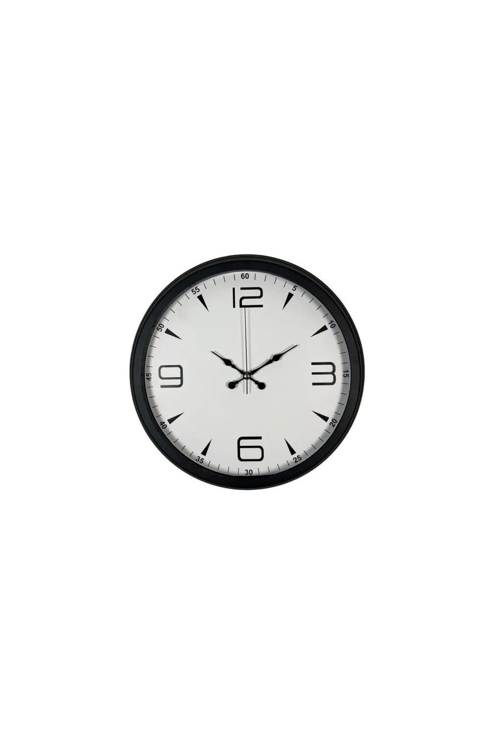 Precision Black 40 Cm Metal Duvar Saati