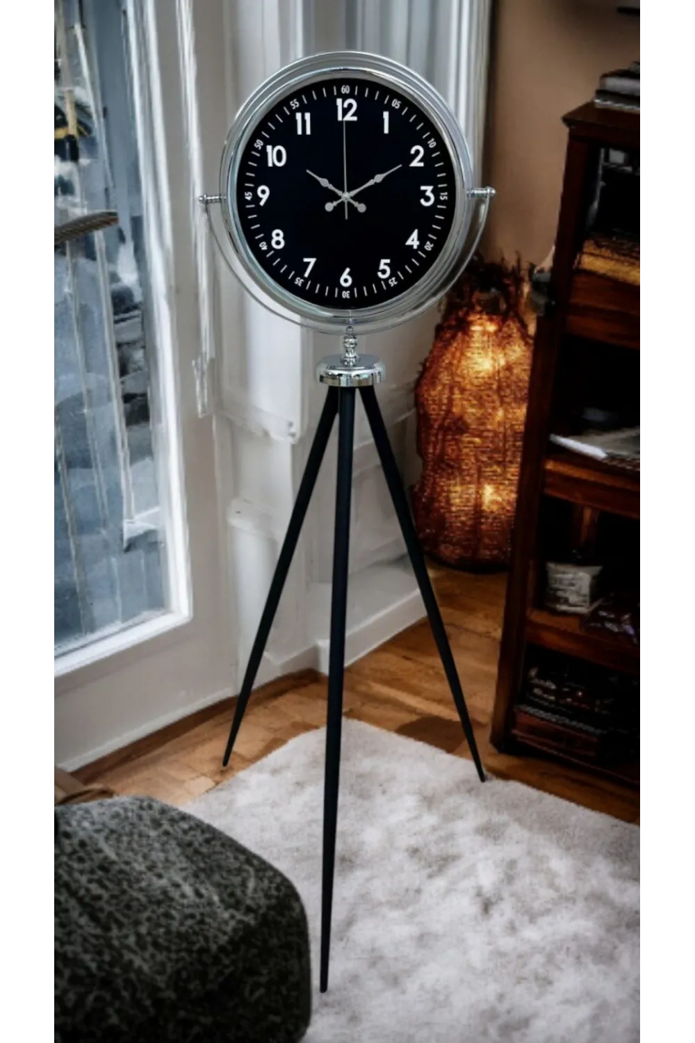 Prestige Krom Tripod Ayaklı Saat