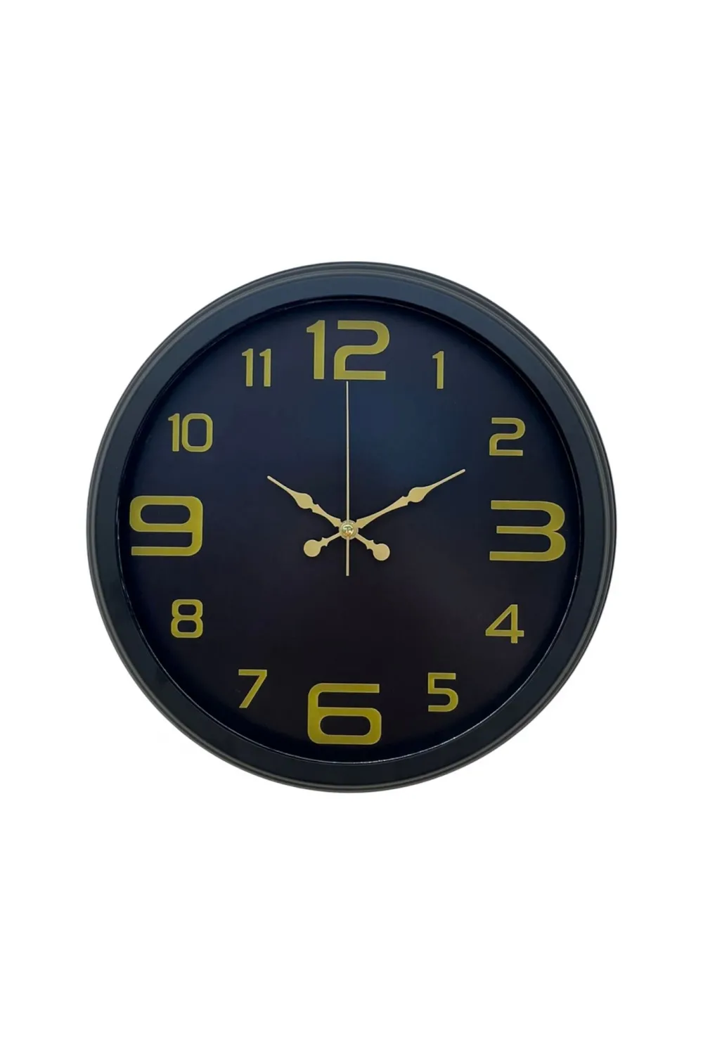 Prime Black 40 cm Metal Modern Tasarım Duvar Saati