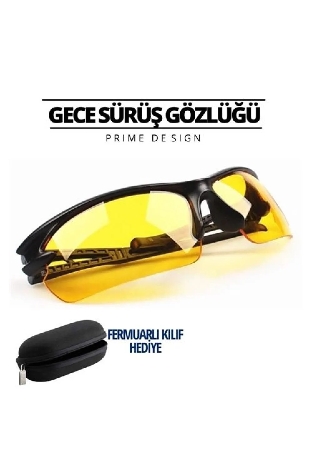 Prime Gece Sürüş ve Sis Gözlüğü Özel Kutulu