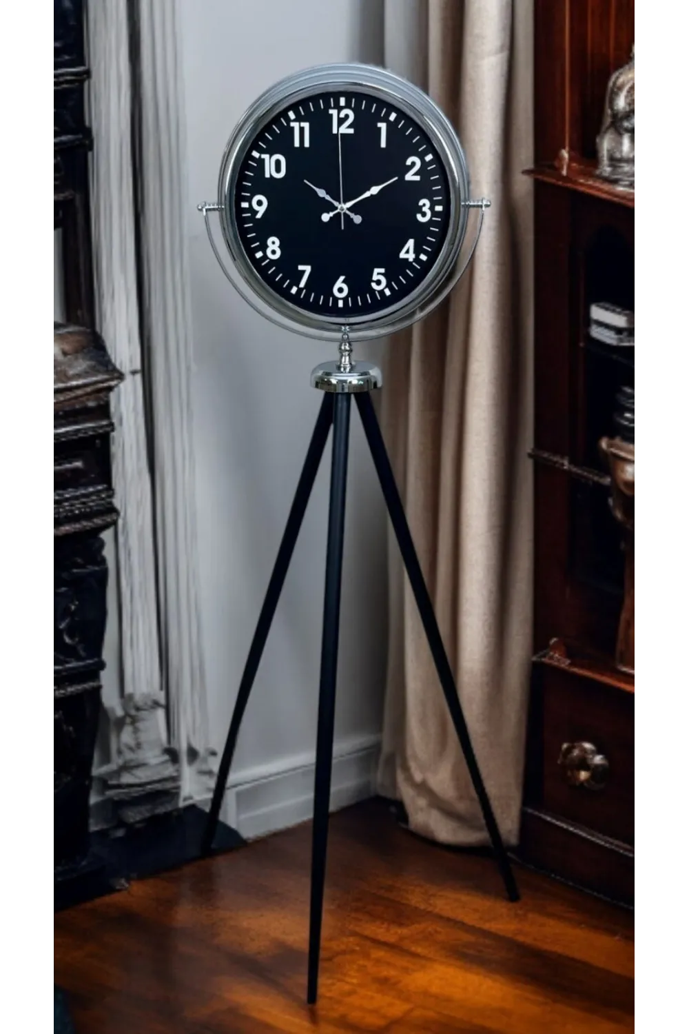 Prime Krom Tripod Ayaklı Saat