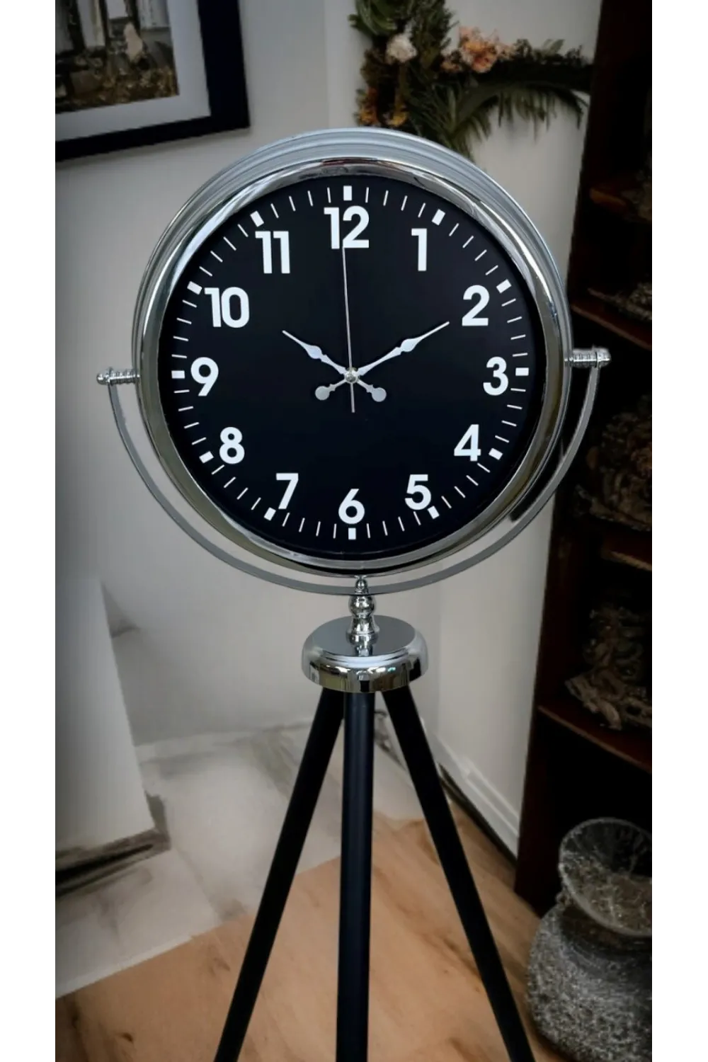 Prime Krom Tripod Ayaklı Saat