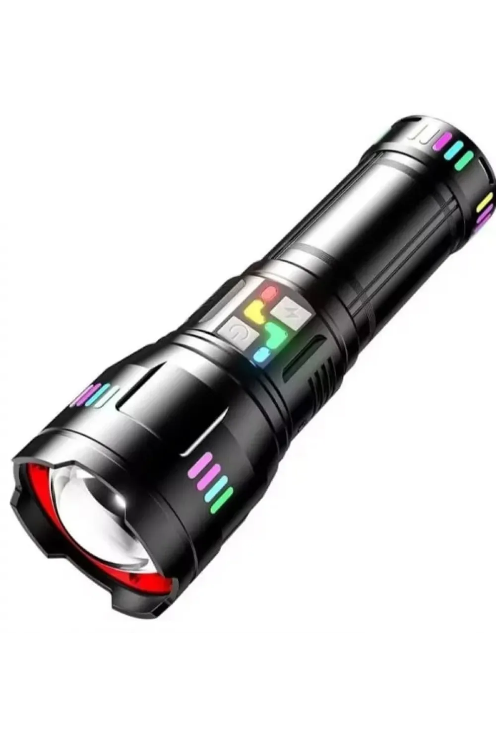 Pro F-3002 Alüminyum Tg Led Gece Şeritli Type-c Şarjlı El Feneri